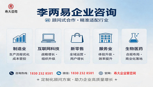 李两易企业咨询顾问式合作适配行业如下