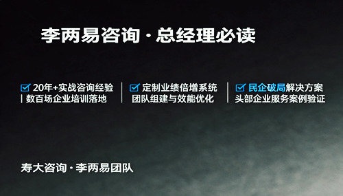 企业公司个体老板向李两易做（咨询VS不咨询优缺点深度剖析）